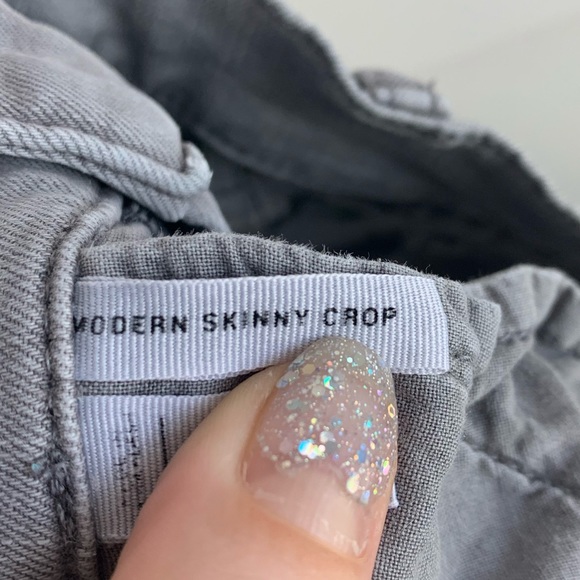 LOFT Gray Modern Skinny Crop Pants - Picture 4 of 6